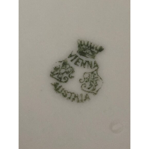 Vienna Austria Pink Rose China Salad Plate approx.7.5in Round Vintage - Picture 8 of 9